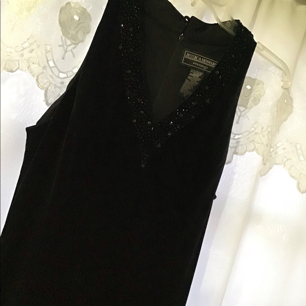 Long velveteen dress